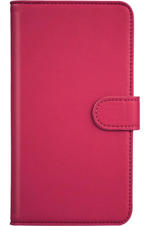 Housse et étui pour téléphone mobile Temium ETUI FOLIO FCHSIA UNIVERSEL 4.1'' à 4.5'' AVEC BATTERIE INTEGREE 2200MAH