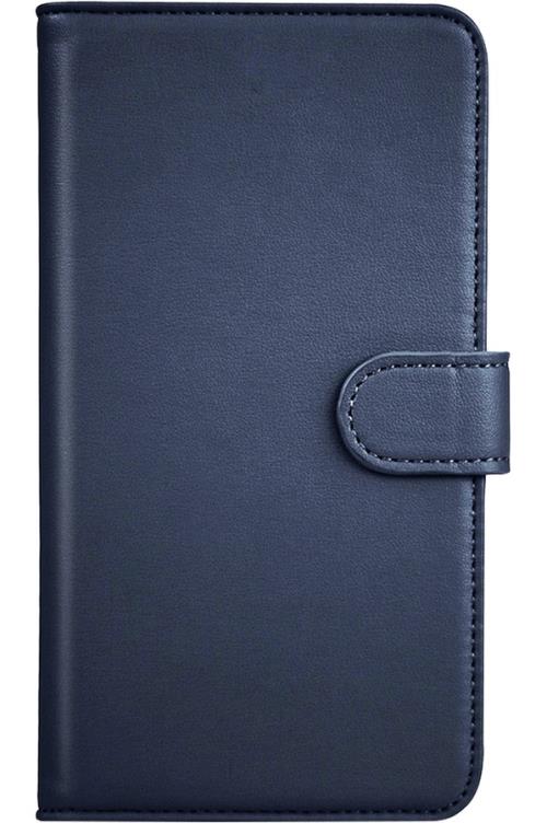Housse et étui pour téléphone mobile Temium ETUI FOLIO BLEU UNIVERSEL 4.1'' à 4.5'' AVEC BATTERIE INTEGREE 2200MAH