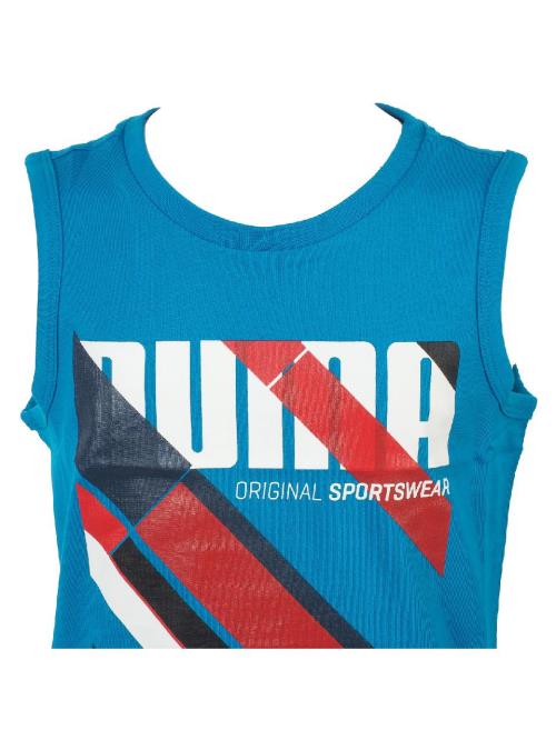 tee shirt puma enfant bleu