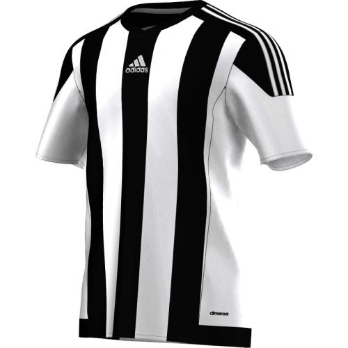 Adidas - Maillot adidas Striped 15 - 7/8 ans - blanc/noir