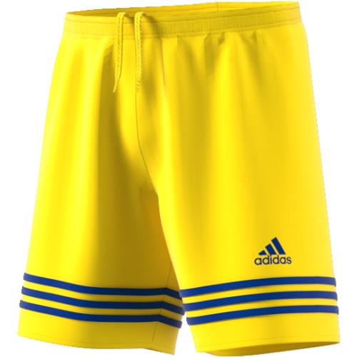 Adidas Short Entrada 14 jaune vif/bleu roi Taille 8 ans Adulte Mixte