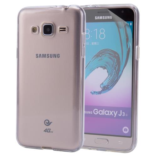 Coque Samsung Galaxy J3 (2016) -ClearGel- par 32nd® - Transparent