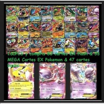 160PCS Pokémon Jeux De Cartes Pokemon Cartes ,cartes EX ...