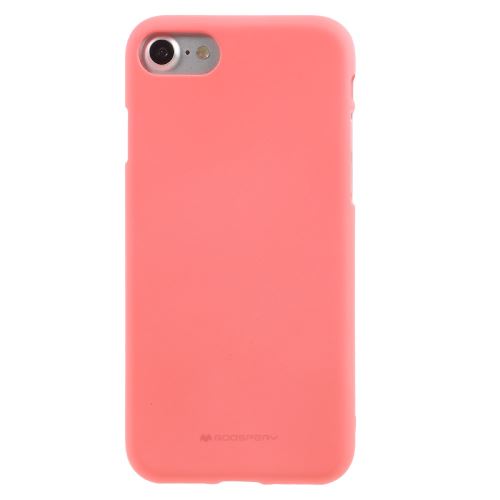Coque en TPU mercury goospery matte rose pour votre Apple iPhone 7 4.7