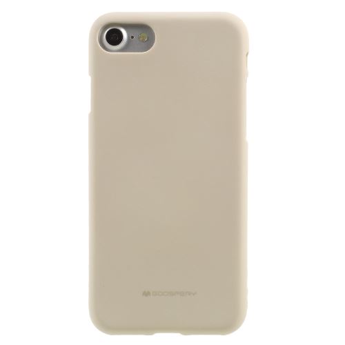 Coque en TPU mercury matte beige antirayures pour votre Apple iPhone 7 4.7