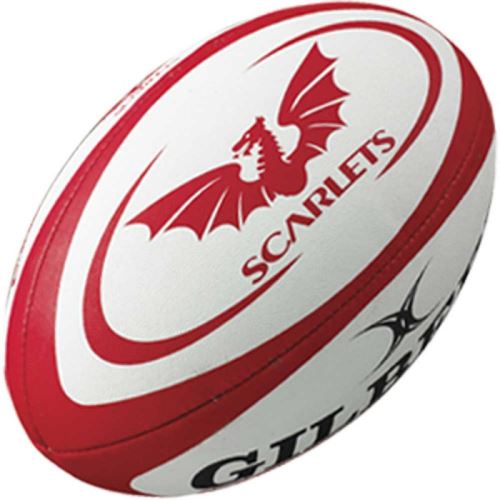 Ballon rugby Scarlets - Réplica T5 - Gilbert