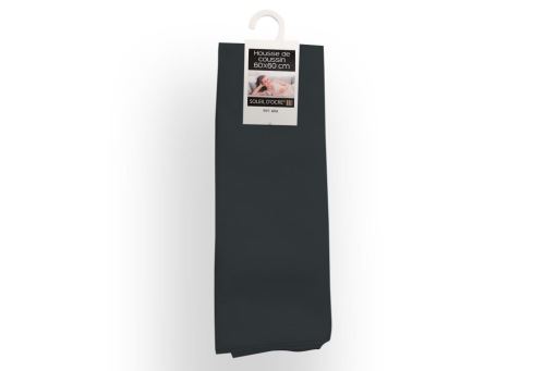 Housse de coussin 60x60 cm ALIX Gris