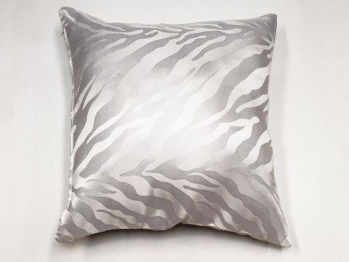 Coussin jacquard 40x40 cm LAIA Blanc