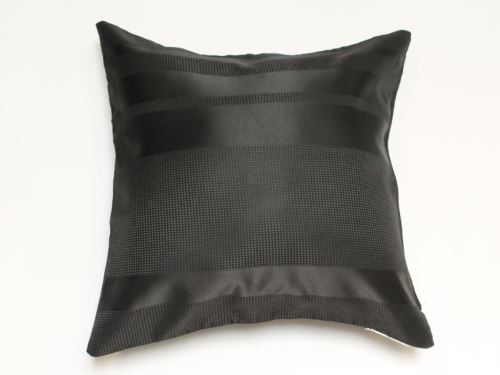 Coussin jacquard MAYA Noir
