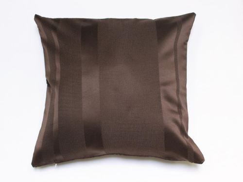 Coussin jacquard MAYA Taupe