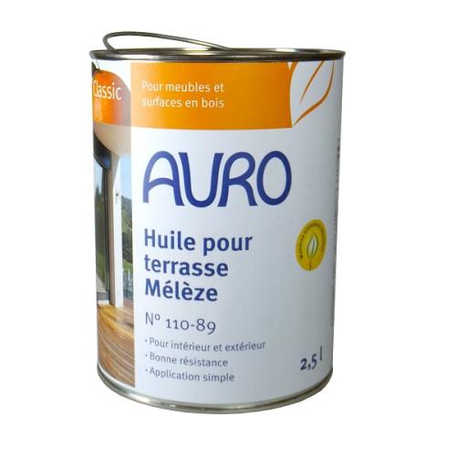 Auro - Huile pour Terrasse (Mélèze) 2,5l - N° 110-89