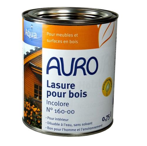 Auro - Lasure pour bois diluable (Incolore) 0,75L - N°160-00