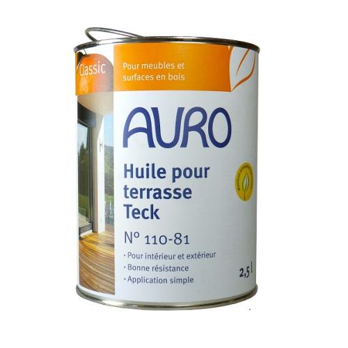 Auro - Huile pour Terrasse (Teck) 2,5l - N° 110-8
