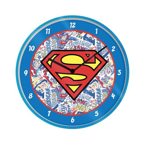 DC Comics Superman Logo Horloge murale