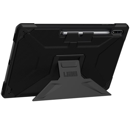 UAG Case for Samsung Galaxy Tab S8 Ultra (14.6-in) - Metropolis LT Black - Flip cover voor tablet - zwart - 14.6 - voor Samsung Galaxy Tab S8 Ultra