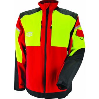 Solidur INVERE Arbeitsjacke Mit Abnehmbaren Armen - Größe 3XL Rot - Sicher & Bequem