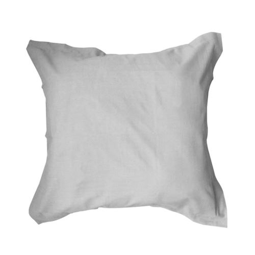 Taie d'oreiller à volant plat ZINC 100% coton 57 fils