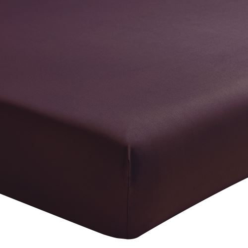 Essix - Percale coton Drap Housse Sangria - 80 x 200 cm