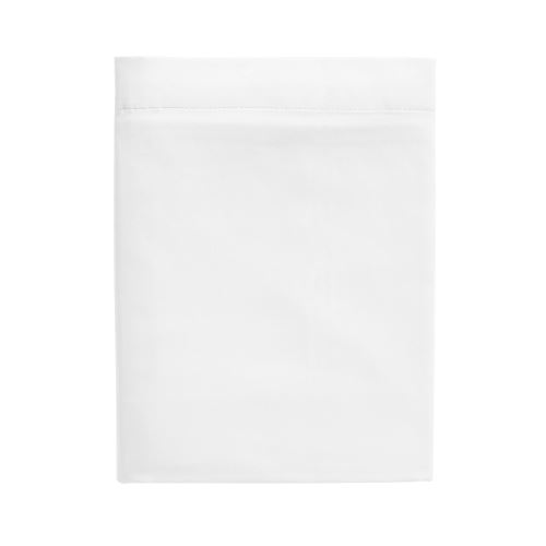 Essix - Percale coton Drap plat Blanc - 240 x 300 cm