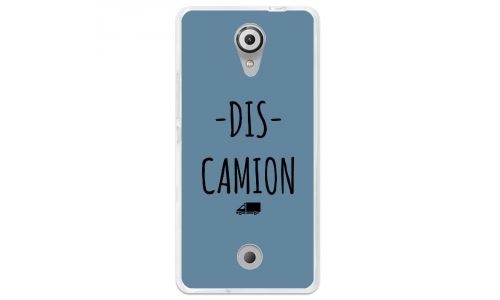 Coque souple pour Wiko Tommy avec impression Motifs Dis Camion bleu