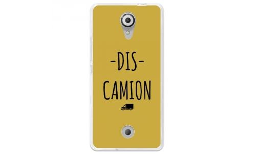 Coque souple pour Wiko Tommy avec impression Motifs Dis Camion or