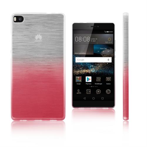 Xcessor Transition Couleur - Étui Coque Pour Huawei Ascend P8. Rose / Transparent