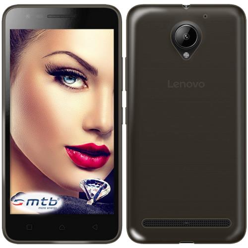 mtb more energy® Coque ultra-mince pour Lenovo C2 (K10A40, 5.0'') - transparent - souple - TPU Gel Housse poche étui de protection