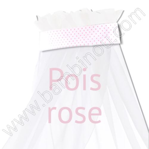 Ciel de lit pois rose lit Berceau cododo Babybay