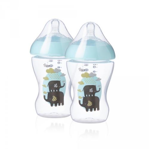 Lot de 2 biberons Ultra 260 ml bleu TOMMEE TIPPEE