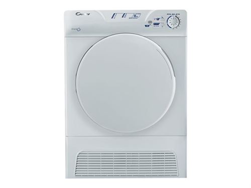 Candy Grandó Gcc 580 Nb - Sèche-Linge - Largeur : 60 Cm - Profondeur : 60 Cm - Hauteur : 85 Cm - Chargement Frontal - Blanc