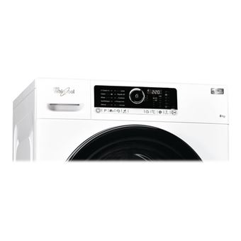Whirlpool ZEN8 - Machine à laver - largeur : 59.5 cm - profondeur : 61 cm - hauteur : 85 cm - chargement frontal - 55 litres - 8 kg - 1400 tours/min - blanc