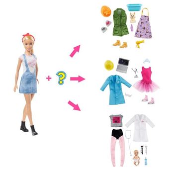 Poupée Barbie Métiers surprises Blonde Modèle aléatoire