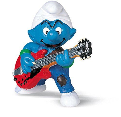Schleich North American Smurf Lead Guitar Player