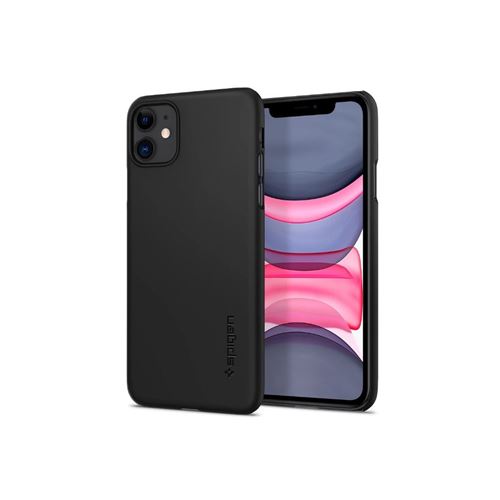 Spigen Thin Fit Series - Coque de protection pour téléphone portable - polycarbonate - noir - pour Apple iPhone 11