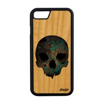 coque iphone 7 tete de mort bois coque iphone 7 tete de mort bois