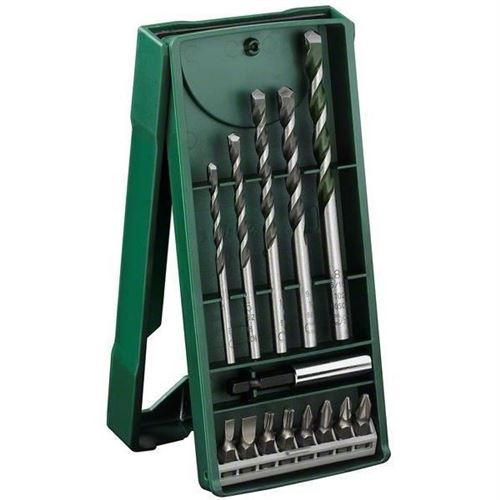 Abrasif pour Ponceuse Bosch Accessoires - Set Mini X -Line 14Pcs Forets Polyvalents