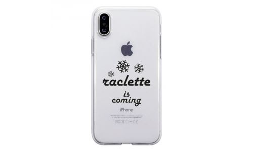 Coque souple pour Apple iPhone X avec impression Motifs raclette is coming