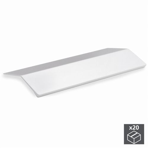 Lot de 20 poignées adhésives Tulip2 EMUCA en aluminium finition anodisé mat L 94 mm - 9162662