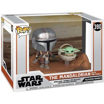 Figurine Funko Pop Moment Star Wars The Mandalorian with The Child