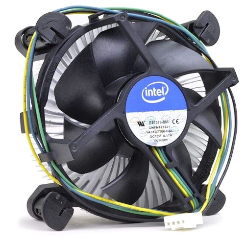 Cooler Ventilateur E97379-001/E97378-001 pour Intel Core i3 i5 i7 LGA 1155 1156 1150 CPU Noir