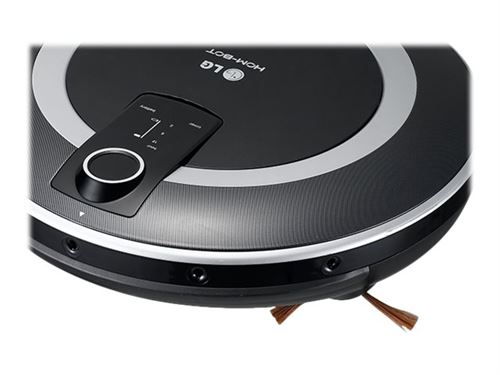 LG ELECTRONICS LG Hom-Bot VR1012BS - Aspirateur - robot - sans sac - noir carbone 