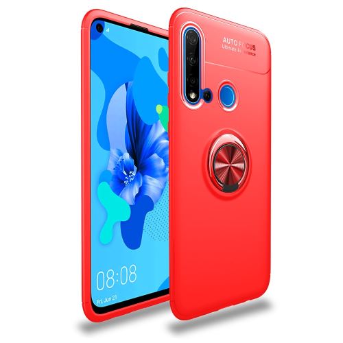 Coque en TPU avec béquille rouge pour votre Huawei P20 lite (2019)/Nova 5i