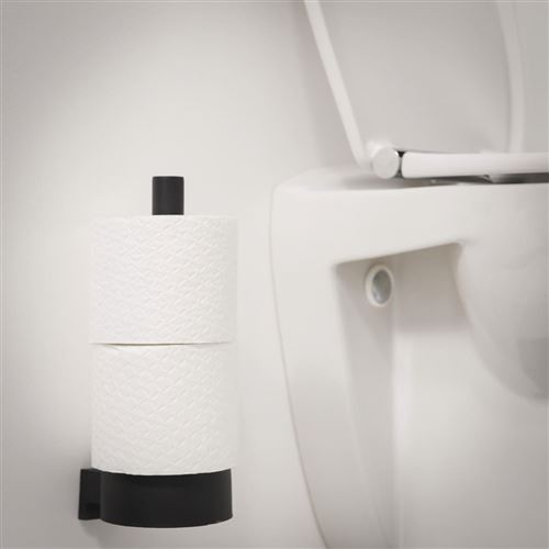 0€80 sur Tiger Porte-papier toilette de rechange Bold Noir mat -  Accessoires salles de bain et WC - Achat & prix