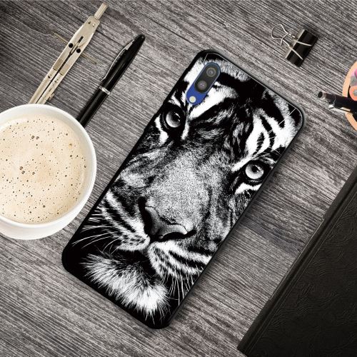 Coque en TPU impression de modèle tigre pour votre Samsung Galaxy M10