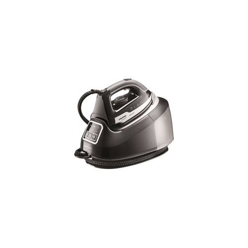 Grundig SIS 9450 - Stoomstrijksysteem met automatische uitschakeling - zoolplaat: Ceramic Ultra Glide - 2400 W - zwart/zilver