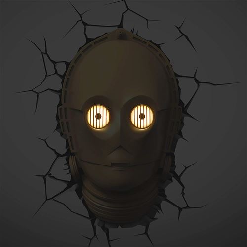 3po Wars C Murale 3d Led Star Applique 8P0wknOX