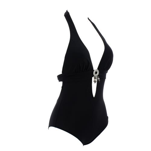 Maillot 1 pièce Banana Moon Dreamy Couture Noir Taille 42 Adulte Femme