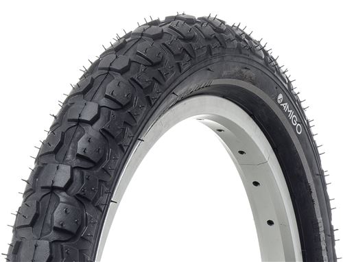 AMIGO pneu extérieur Ortem M30016 x 2,125 (57-305) avec reflet noir