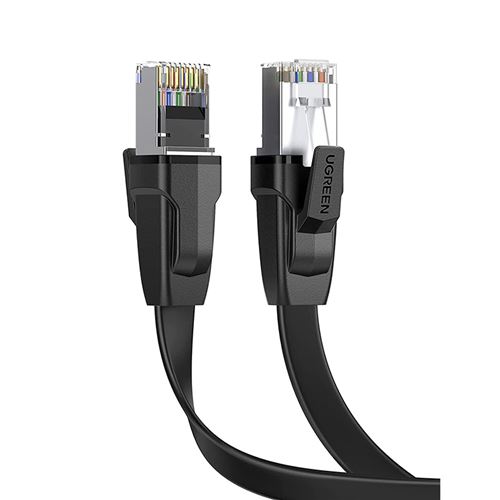 Cat 8 Plat Câble Ethernet Réseau RJ45 Haut Débit 40Gbps 2000MHz 8P8C Compatible avec PS5 TV Box CPL Xbox Switch,3m