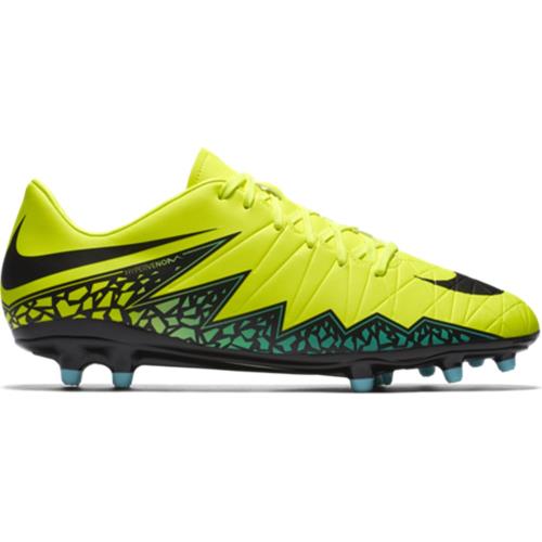 Baskets basses Nike Hypervenom Phelon II FG Jaune pour Hommes 42,5